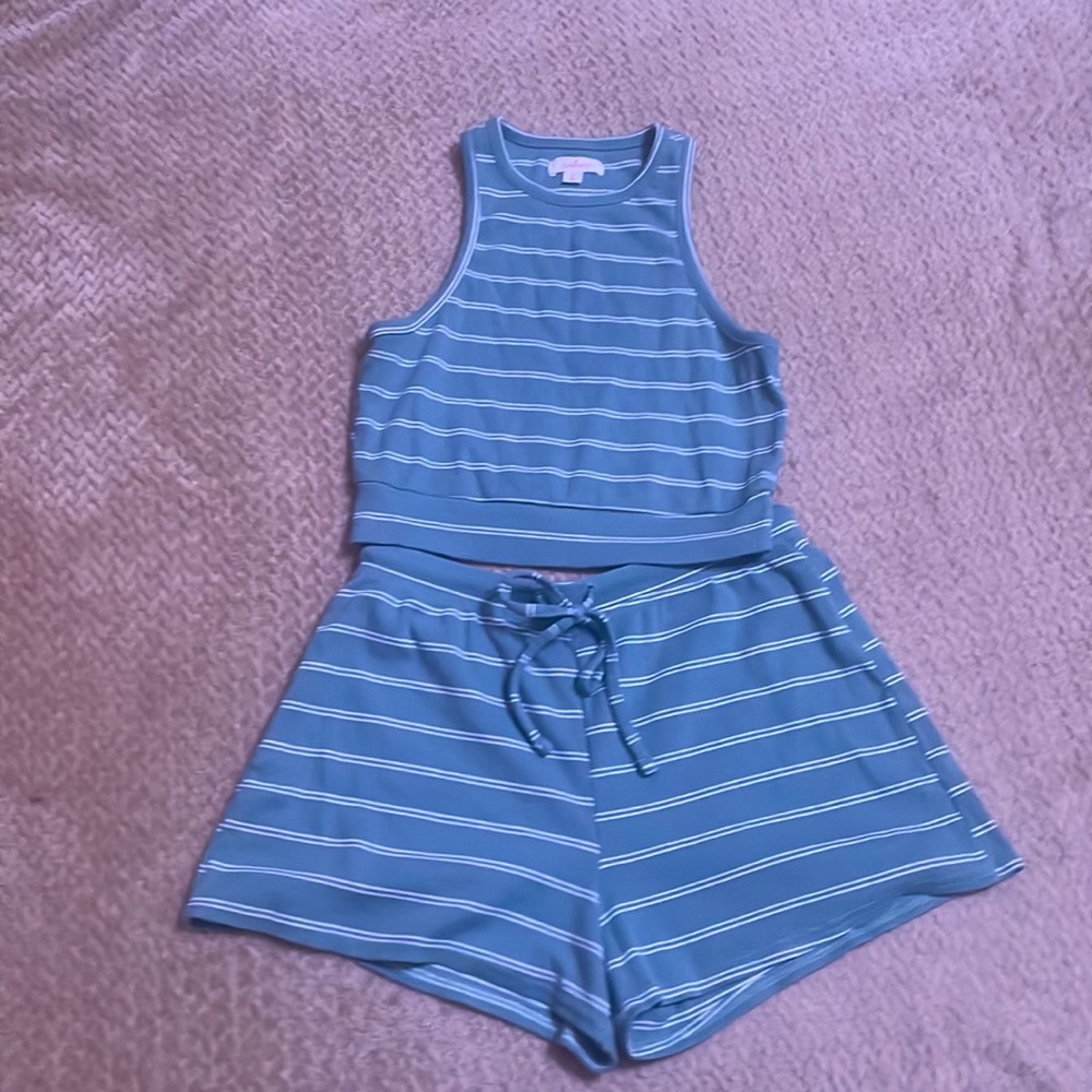 New summer lounge set shorts and top